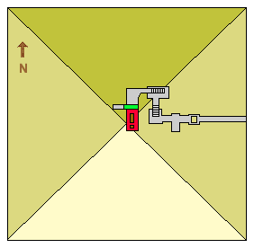  The pyramid of Amenyqemau at South Dahshur. 